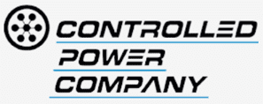 A logo of control power company