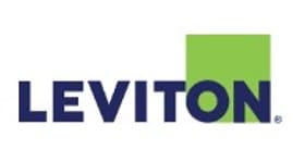 A logo of leviton is shown.