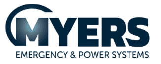 A logo of myers emergency and power services